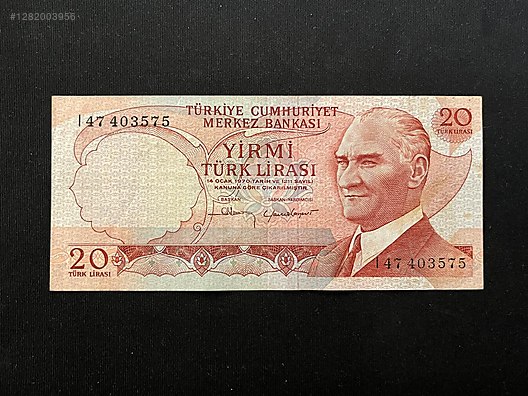 İkinci El ve Sıfır Alışveriş / Koleksiyon / Para & Madalya / Yerli / Kağıt Paralar / Cumhuriyet Dönemi