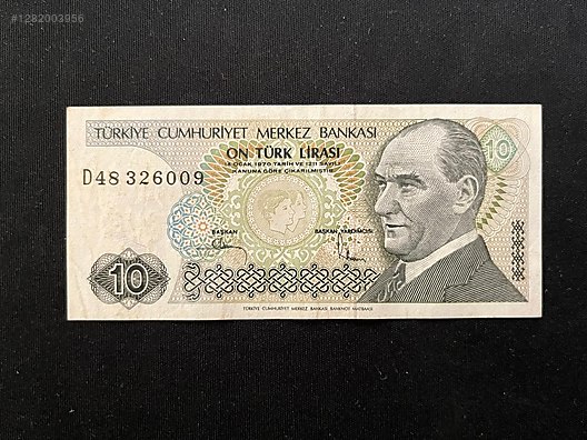 İkinci El ve Sıfır Alışveriş / Koleksiyon / Para & Madalya / Yerli / Kağıt Paralar / Cumhuriyet Dönemi