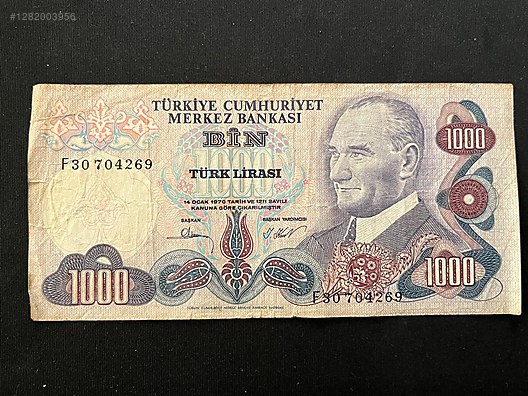 İkinci El ve Sıfır Alışveriş / Koleksiyon / Para & Madalya / Yerli / Kağıt Paralar / Cumhuriyet Dönemi