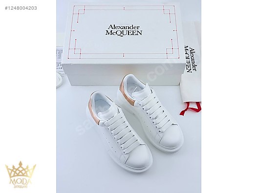 Alexander McQueen Oversized Beyaz / Rose Gold - Spor Ayakkabı