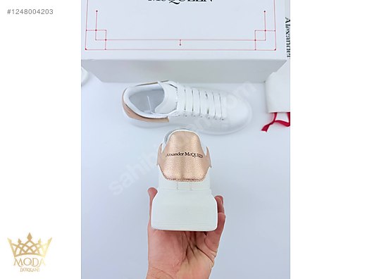 Alexander McQueen Oversized Beyaz / Rose Gold - Spor Ayakkabı