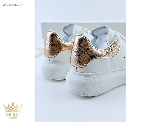 Alexander McQueen Oversized Beyaz / Rose Gold - Spor Ayakkabı