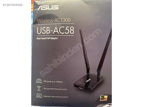 Usb Ac58 Asus USB AC-58 USB Adaptör sahibinden.comda - 1267004332