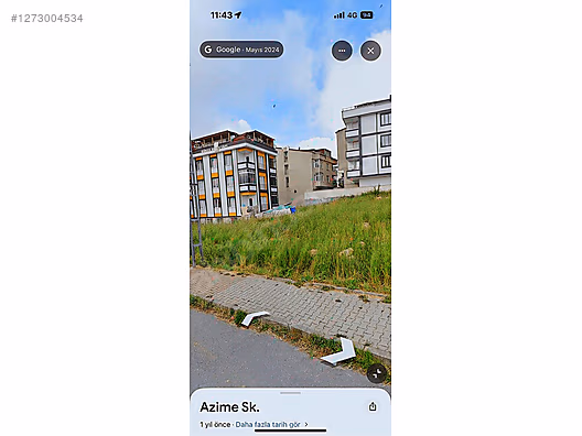 HEMEN İNŞAAT YAPMAYA UYGUN SATILIK 252 M2 KUPON ARSA #1273004534