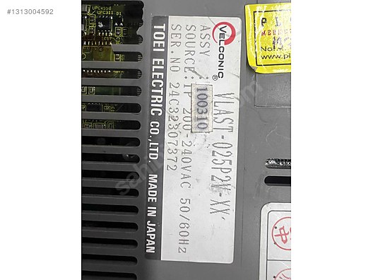 TOEI ELECTRIC VELCONIC VLAST-025P2V-XX SERVO DRIVE - Diğer