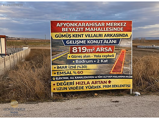 BEYAZIT MAH. 819m² FIRSAT ARSA