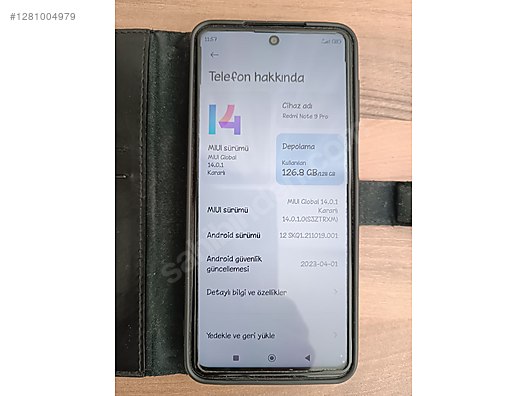 İkinci El ve Sıfır Alışveriş / Cep Telefonu & Aksesuar / Cep Telefonu / Xiaomi / Redmi Note 9 Pro