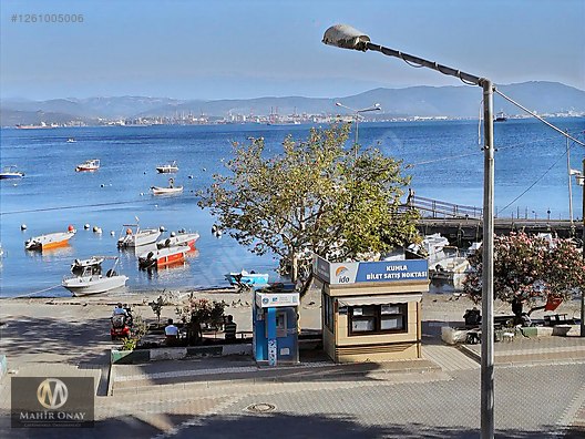 MAHİR ONAY'DAN İSKELE MEYDANI DENİZE SIFIR DENİZ MANZARALI 2+1 #1261005006