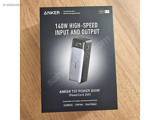 Anker 737 Powerbank 24000 mAh 140W (SIFIR ÜRÜN) on sahibinden.com