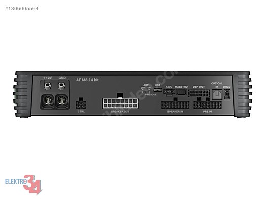 Amfi / Audison FORZA AF M8.14 BİT 14ch DSP + 8ch D-class Amplifier