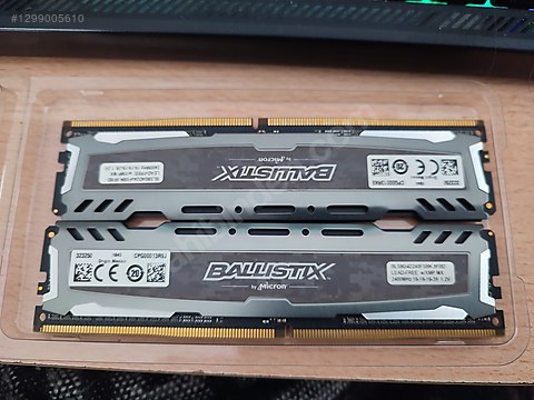 Crucial Ballistix Sport 8*2 (16GB) 2400MHz DDR4 Ram sahibinden