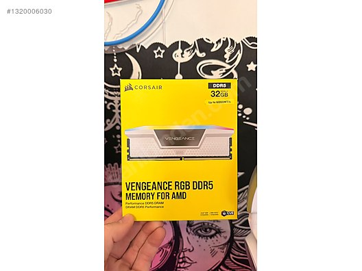 Corsair Sıfır Kapalı Kutu DDR5 RAM 2X16 EXPO AMD 6000MHZ CL36