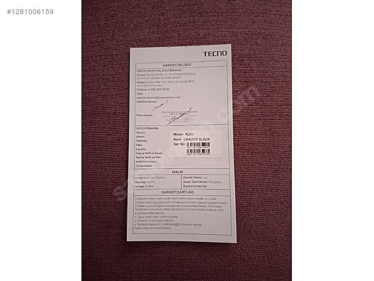 İkinci El ve Sıfır Alışveriş / Cep Telefonu & Aksesuar / Cep Telefonu / Tecno / Spark 20