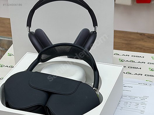 AirPods Max ブラック AİRPODS MAX TYPC Lİ SİYAH KUTU FATURALI SIFIR GİBİ HATASIZ