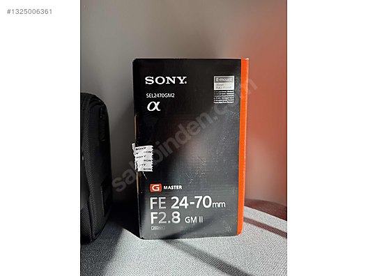 Objektif / Sony FE 24-70mm F2.8 GM II sahibinden.comda - 1325006361
