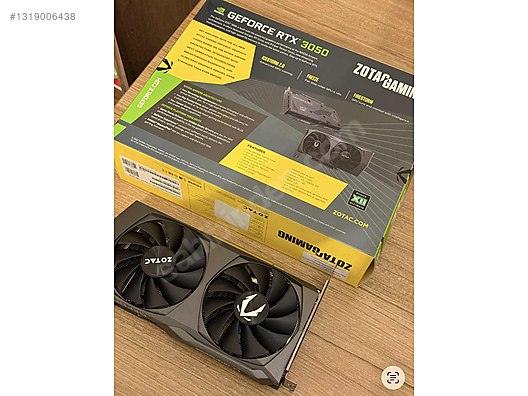 ジャンク　ZOTAC GeForce RTX 3050 8gb Zotac RTX 3050 8 GB on sahibinden.com - 1319006438