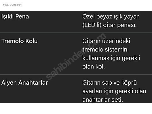 İkinci El ve Sıfır Alışveriş / Müzik / Müzik Aletleri / Telli Çalgılar / Gitar / Elektro