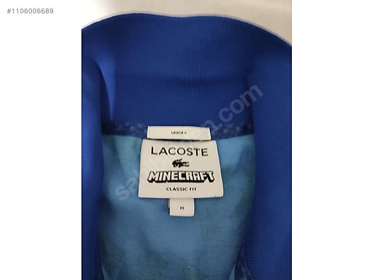 Lacoste mens Short Sleeve All Over Minecraft Print Polo Shirt