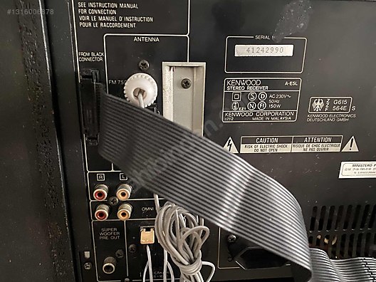 KENWOOD A-E5L PAZARLIKSIZ - İkinci El Kenwood Müzik Seti & Teyp