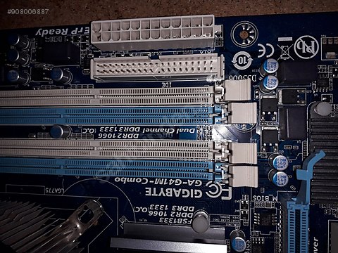 Gigabyte Ga G41m Combo Intel G41 Ddr3 1333 E8400 Islemci Fan Anakart Ve Tum Masaustu Bilgisayar Parcalari Sahibinden Com Da