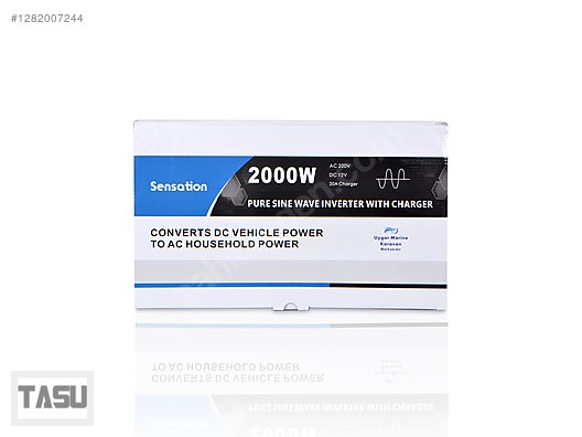 Güneş Enerjisi Sistemi - Sensation 2000W Watt 2 KW Tam Sinüs Şarjlı(20A) Ekranlı İnverter