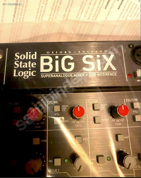 SSL BIG SIX (18-input Desktop Analog Mixer and Interface)