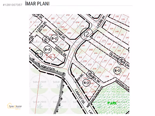 BURSA OSMANGAZİ HÜRRİYET ADALET MAH SATILIK 2 TAPULU 450 M2 ARSA #1281007357