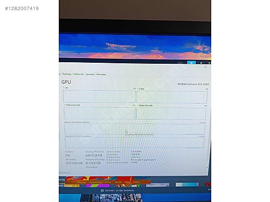 GAİNWARD RTX3060 12GB LHRV2 - Gainward Ekran Kartı İlanları sahibinden.com'da