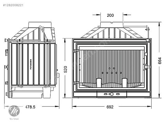 Used & Brand New Items / Garden & Home Improvement / Home Improvement / Heating / Heating Stove & Fireplace