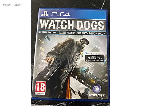 Ps4カセット PS4 Watch Dogs Special Edition Kutulu Çiziksiz sahibinden.comda