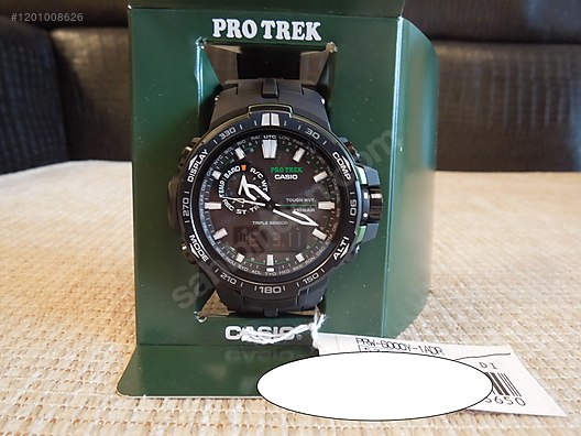 Casio / CASIO PRW-6000Y-1ADR SADECE 3-4 KEZ TAKILDI VE KUTUSUNA