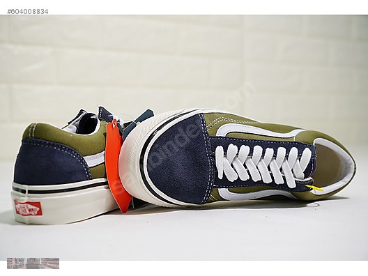 vans dark blue green