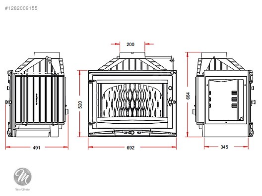 Used & Brand New Items / Garden & Home Improvement / Home Improvement / Heating / Heating Stove & Fireplace