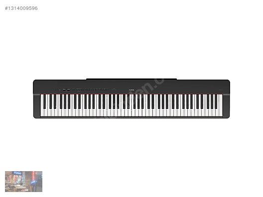 Yamaha P225 , P-225B 88-Tuşlu Dijital Piyano (Siyah) - Sıfır