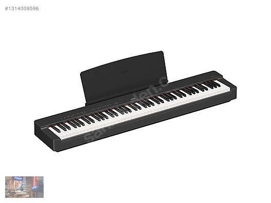 Yamaha P225 , P-225B 88-Tuşlu Dijital Piyano (Siyah) - Piyano ve