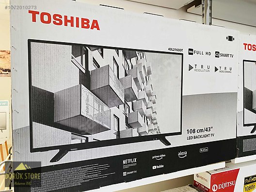 kalmeren poort pik Toshiba / TOSHİBA 108 EKRAN SMART WİFİ LED TV SIFIR at sahibinden.com -  1072010273