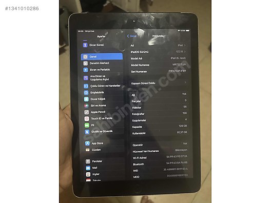 Apple iPad 6 128 GB Tablet - 1341010286