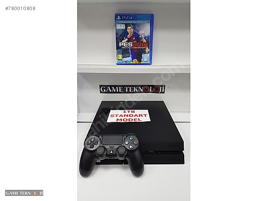 Ps4 1 Tb Standart Model Siyah Kol Pes 2018 Oyunu Gameteknoloji At Sahibinden Com 780010808