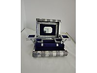 23*19 cm ebadında gümüş kaplama mücevher kutusu