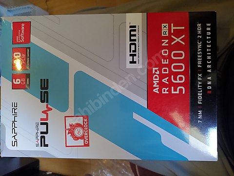 Sapphire Pulse RX 5600 XT 6GB GDDR6 192bit sahibinden.comda