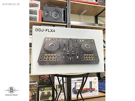 SIFIR KAPALI KUTU 2 YIL GARANTİLİ PİONEER DDJ-FLX4 DJ CONTROLLER