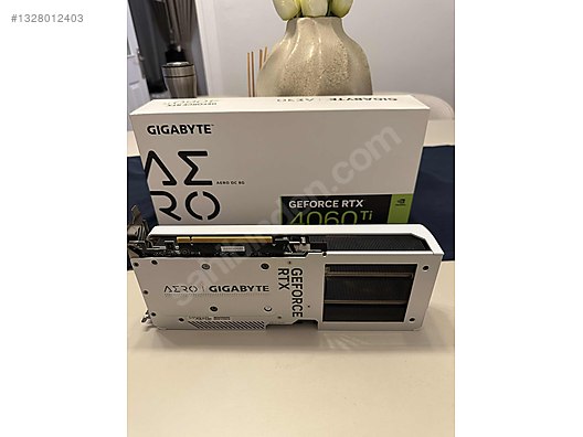 GIGABYTE GeForce RTX 4060 Ti AERO OC 8GB Beyaz. sahibinden.comda