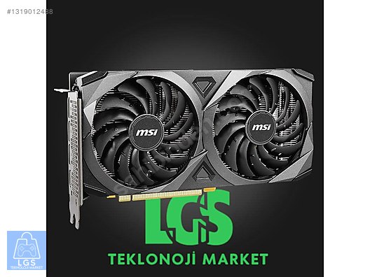 MSI RTX 3060 Ventus 2X 12G OC 192 Bit GDDR6 12 GB Ekran Kartı