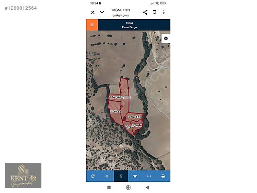 KENT 42'DEN MERAM GÜNEYDERE DE SATILIK TOPLAM 16300 m2 TARLA #1260012564
