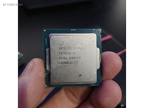 Intel Xeon E3-1245 v5 vPro işlemci 3.50/3.90Ghz 1151 pin - İşlemci