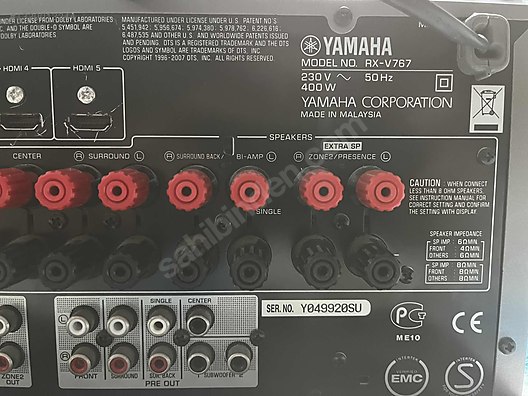 Yamaha / YAMAHA RX-V767 AV RECEIVER on sahibinden.com - 1320013244
