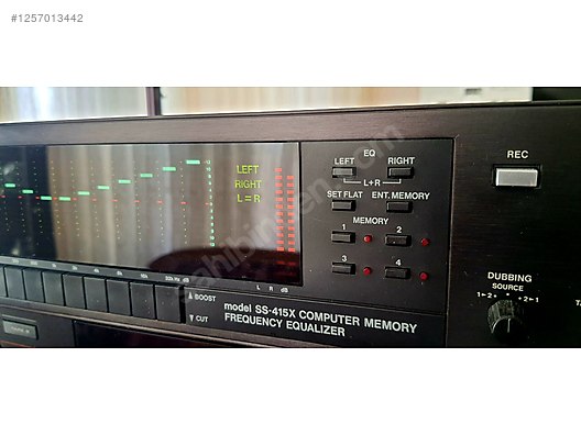 İkinci El ve Sıfır Alışveriş / Ev Elektroniği / Ev Müzik Sistemleri / Ekolayzer