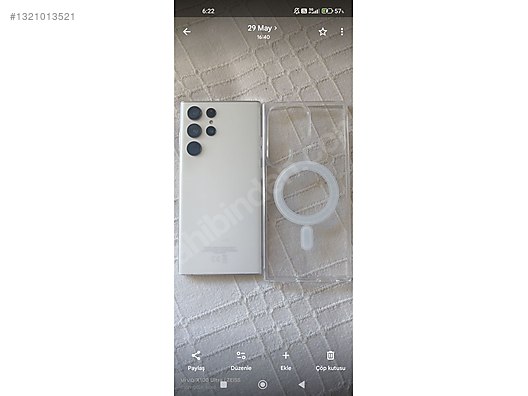 256 GB Beyaz Samsung Galaxy S22 Ultra Cep Telefonu - 1321013521