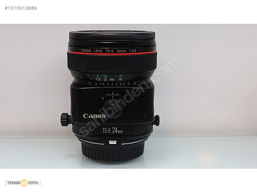 Lensler / Canon TS-E 24mm f/3.5L Tilt-Shift Lens sahibinden.comda