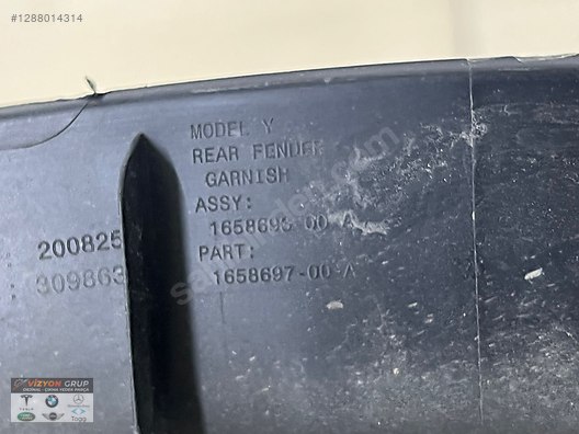 TESLA MODEL Y SAĞ ARKA DODİK 1658693-00-A - İlan ve alışverişte ilk ...